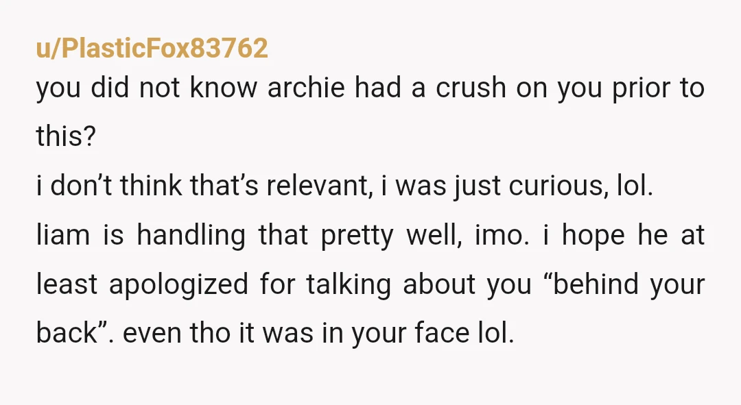 u/Amazing_Race3602 NTB it’s not like you were intentionally pretending to sleep, you were doing what has happened to you many times. If they didn’t want you to hear it they...