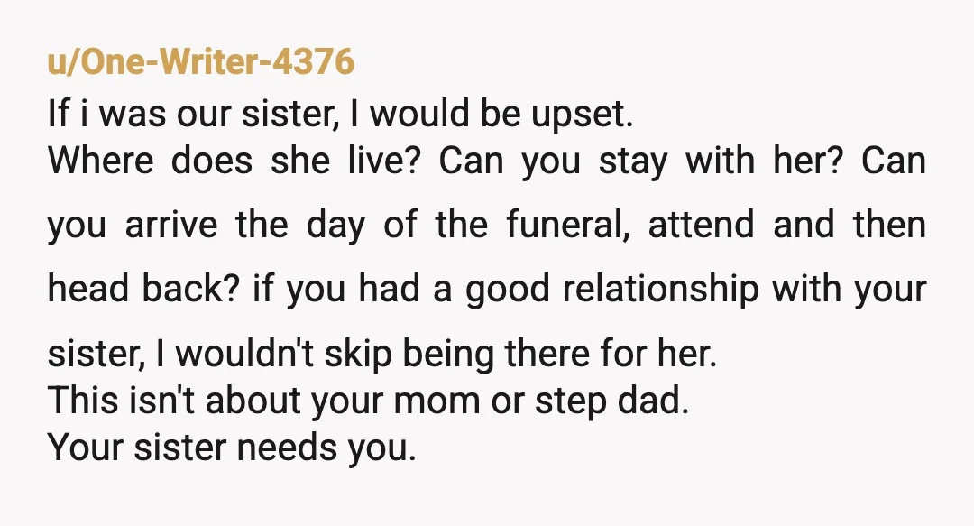 u/Swirlyflurry
1) If your birthday isn’t why you’re not going, why are you mentioning it?
2) Why can’t you get a motel room?