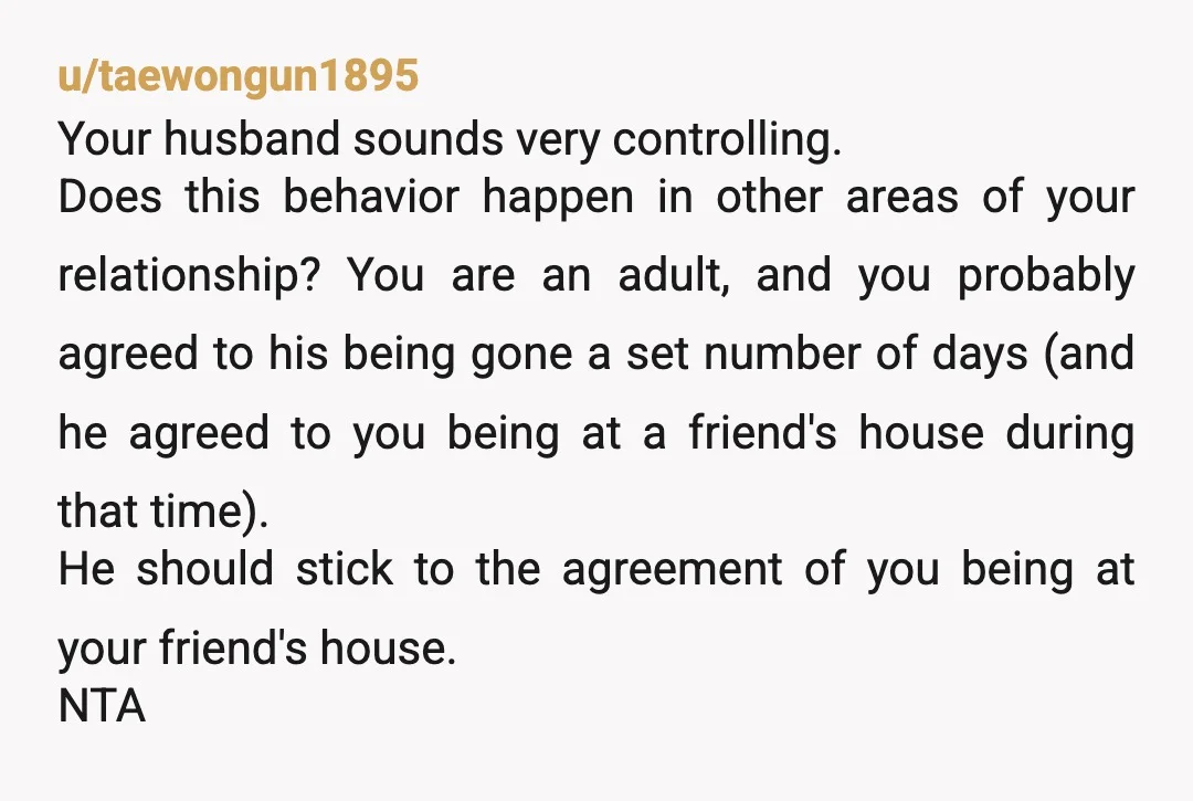 u/capn_ginger You've been married for all of a year and he's like, "attend me, woman, or face my wrath"? Tf?