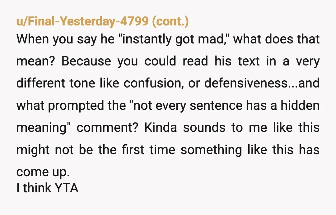 u/Ok_Mongoose_2042 NTA. This is such a weird hill for your boyfriend to die on. You weren't trying to "claim" his dad as your father. You saw something that reminded you...