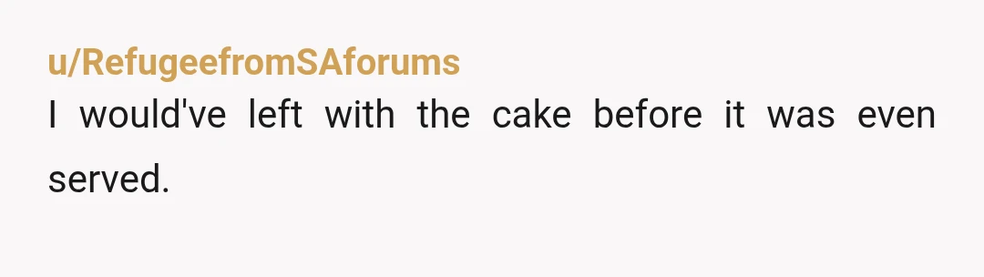 u/Elegant-Survey-2444
NTJ.
Why didn’t ungrateful sister just send people home with slices of the cake she had purchased for her own birthday party, since she served yours?