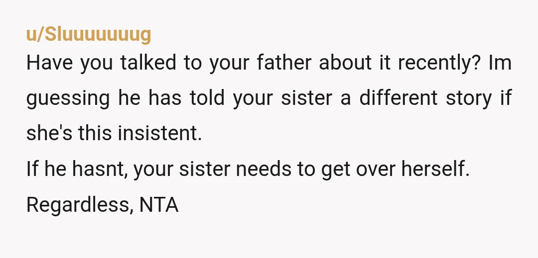 u/Spiritual_Weight_416 NTA. Parent Plus loans very clearly state that the borrower is the responsible party. I used to work for a loan servicer and I can't tell you how many...