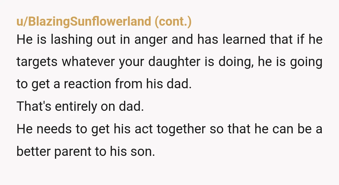 u/FreeGazaToday if this is real and not ai....YTA. You're with a man who's bullying your daughter and his family is okay with it too. You either need to divorce him...