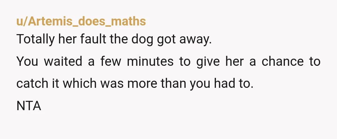 u/Regular_Boot_3540
She could have avoided this whole scenario by having her dog on a leash.