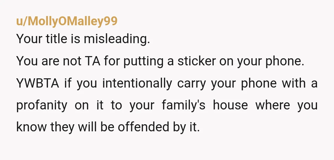 u/TherinneMoonglow Honestly, I think your mom forgot about your upcoming visit when she said you could get it. She just realized that she's going to feel embarrassed when her friends...