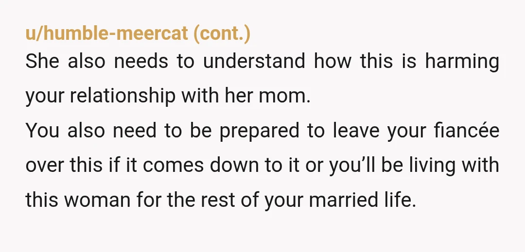 u/poppunker18 NTA but this is an issue more so between you and your fiancé. Your fiancé doesn’t care and is allowing this to happen. Your MIL is wrong for invading...