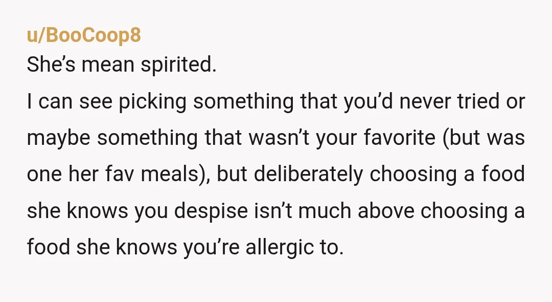 u/MercuryTattedRachael
You are not overreacting. She's a selfish person who needs to mature or grow up.
