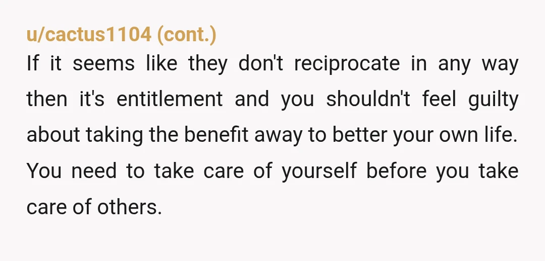 u/fiorekat1
NTA here, but you’re the ahole to yourself.
Leave for a better job.
Don’t set yourself on fire to keep others warm.