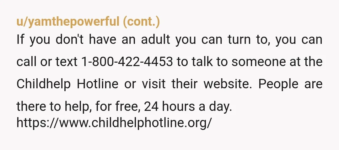u/Physical_Sand_5156 Assuming this isn’t fake: Look up women’s shelters in your area. You need to leave as soon as possible. This isn’t a safe environment. Also, you can use your...