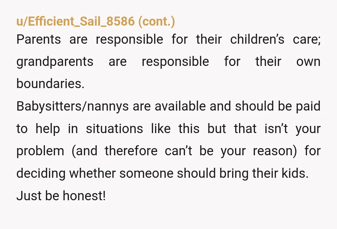 u/Business-Cat3281 YTA. I mean, sure you can invite or not invite anyone you want to your wedding for any reason, but it's not hard to have someone in charge of...