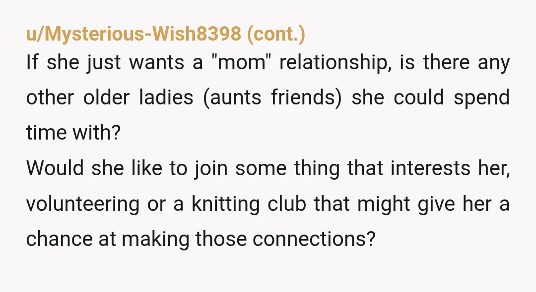 u/SensitiveBeat8365 YTA the way you explained it made it sound like your wife is boring to your mom and you didn't really defend her, you just rationalized why your mom...