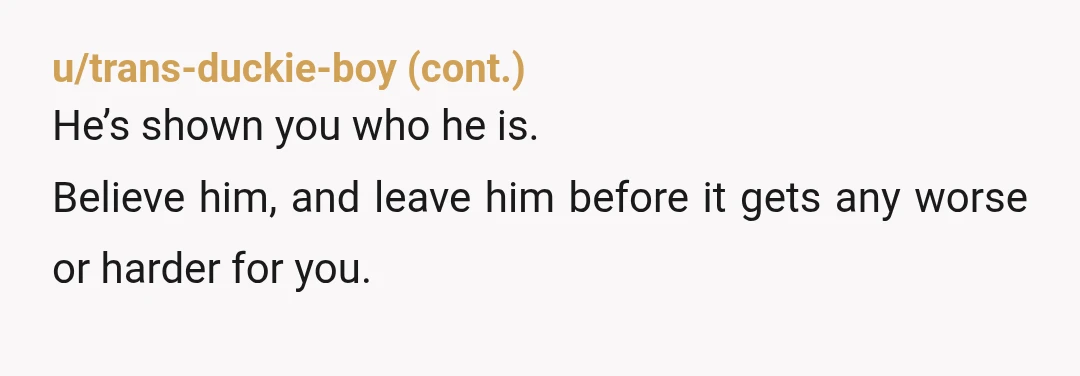 u/AlienMatter NOR// there’s obviously a difference between judging someone they don’t know at all and making judgements on someone who said something absolutely awful to you. Surely he knows that....