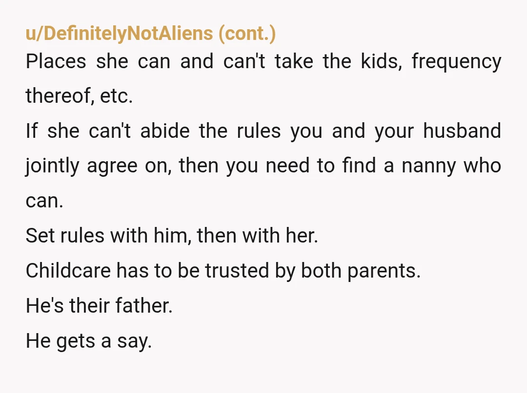 u/firetothetrees YTA... I'm sorry but you both need to agree and if he's had it with her then it's time to find someone else. I'm a dad and honestly I...