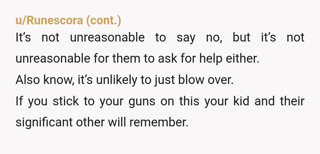 u/Embarrassed_Job3155 Info: would you want to do it if you were being paid? Otherwise you should’ve just said no and told them you’re happy to help here and there but...