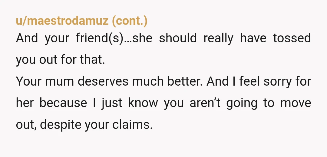 u/UnluckyCountry2784 \> I'm diagnosed with autism, depression, adhd, and ptsd. If someone prefaced a post like this followed by a long paragraphs of story. The OP is most likely the...
