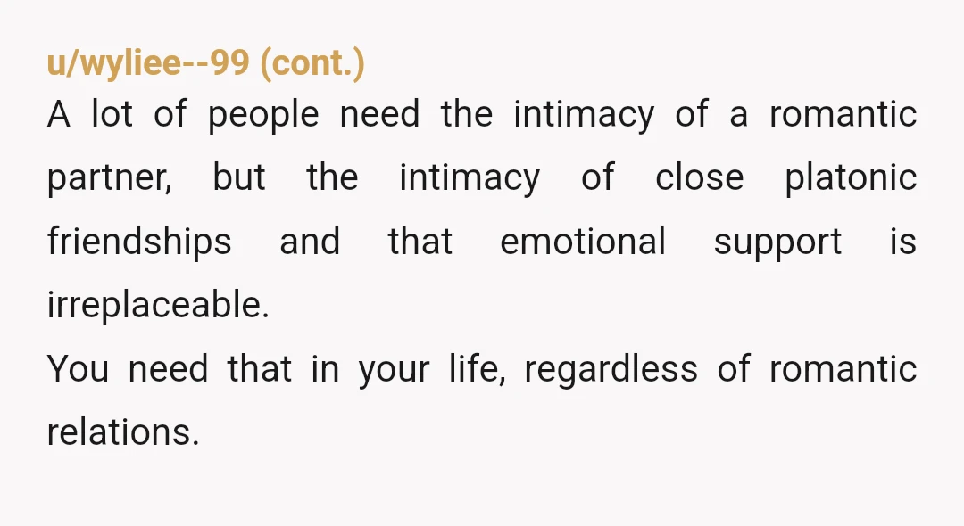 u/Alive_Leather684
Good relationships have good communication.
Do with that what you will.
It doesn’t seem like anyone really communicates good in your relationship.