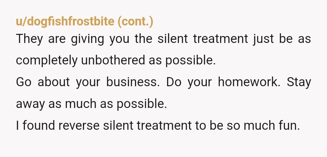 u/CocoaAlmondsRock You deal with it by getting out of a toxic situation you have convinced yourself is okay. It's a family venture. All families have their struggles, right? Everyone in...