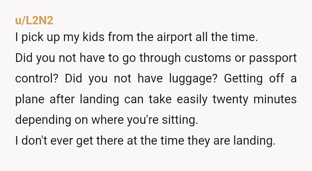 u/Diane_Mars I don't know if you had luggage -but for one month away, I suppose that you had- and how many times it took from your gate to go to...