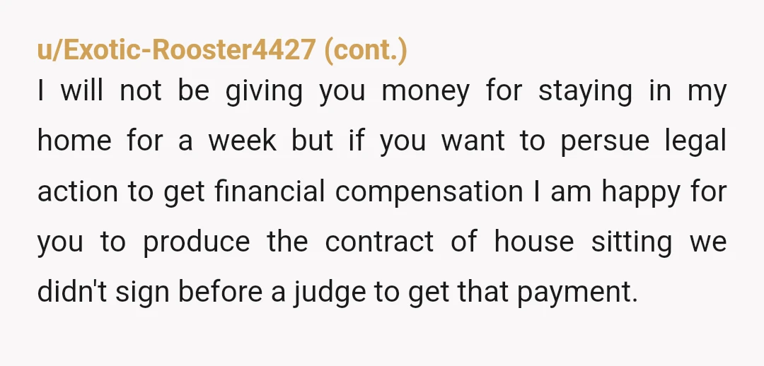 u/Interesting-Light220
Do you really neef to ask this here? Answer is obvious, NTA and get better friends