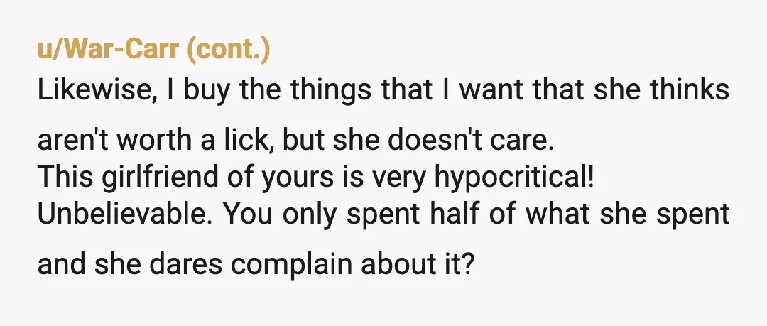 u/Calisnaps
Do you really want to be stuck on a boat with that person?
NTJ.