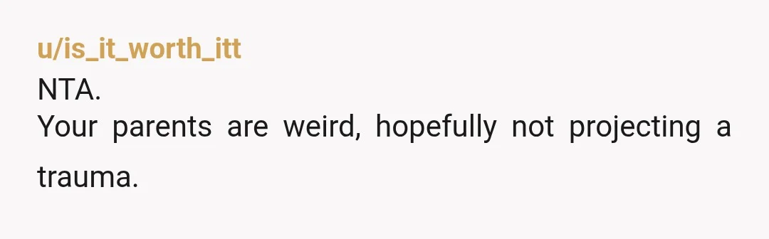 u/Weary-Cauliflower153
It's literally your sibling... this is crazy but I also feel like a little context is missing.
NTA right now but maybe your other sibling feels left out?