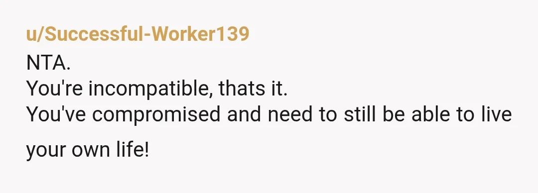 u/Zinokk
NTA, let her trash talk while taking the high road. You sound very reasonable.