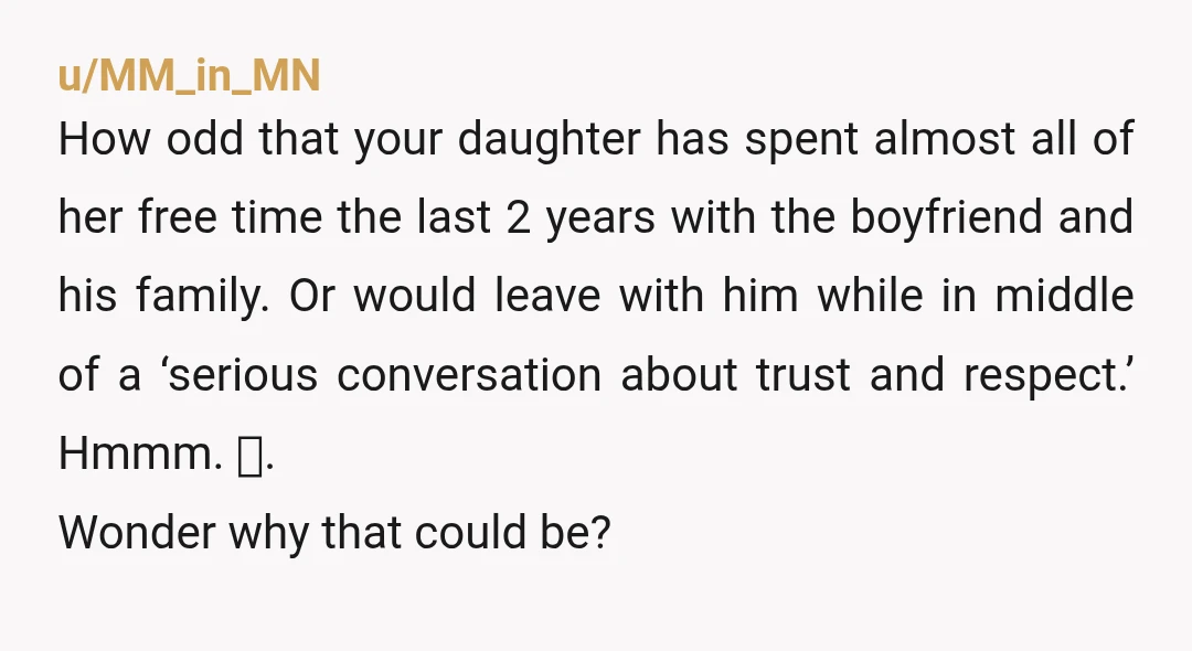 u/glueintheworld
YTA. She is an adult. Do you think she is going to call and ask permission to go out when she's in college?