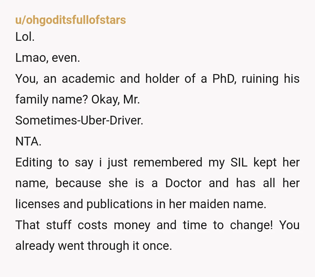 u/Ok_Tonight_3703 NTA. Why are you even entertaining his bullshit? You married controlling AH and you are divorcing a jobless controlling AH. This clown is acting like his last name is...