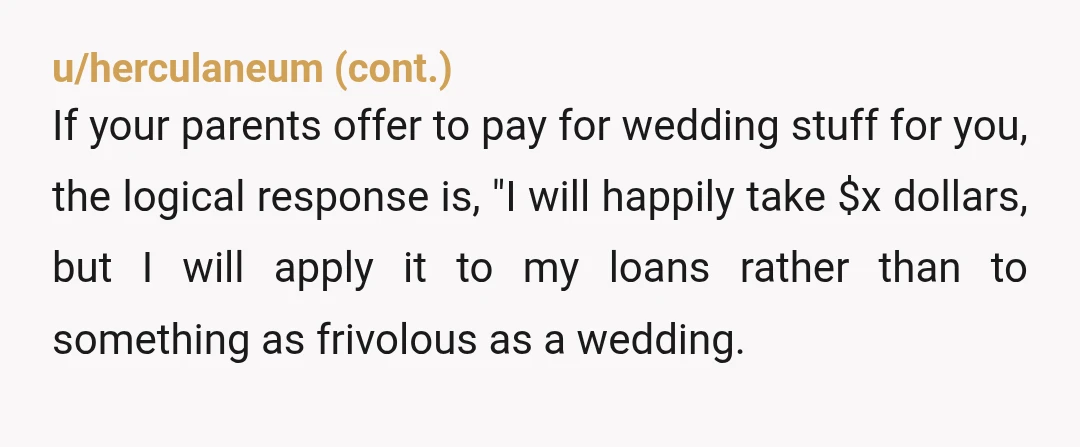 u/Valuable-Job-7956 NTJ If you have it on the record that she agreed to pay back the loan of your college fund then maybe it’s time she started paying it back....
