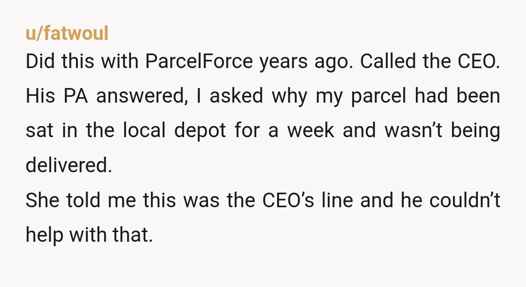 u/IcyConsideration7062 I did the same kind of thing once. I ended up snail mailing one of the vice-presidents of Discover Bank that would probably have been in charge of my...