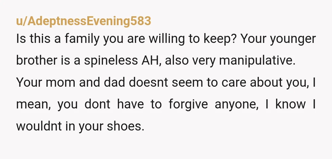 u/GreenFlowers4U These are bad people. You don’t need them in your life. Sign up for therapy, reach out to your friends, and build a new support network. So ironic that...
