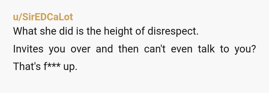u/hbernadettec
She's a flat out rude house and not really a good friend