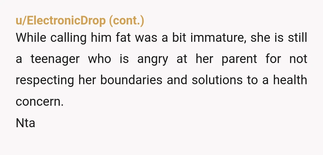u/Lollipopwalrus NTA. Guaranteed this has nothing to do with him paying for the food and entirely to do with him just being selfish and greedy. Even if you bought your...