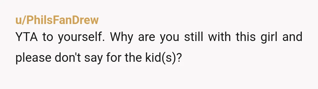 u/Mykona-1967 NTA bet she doesn’t want to face OP’s family because they make her feel guilty for cheating on OP. They may not say it and she just doesn’t want...