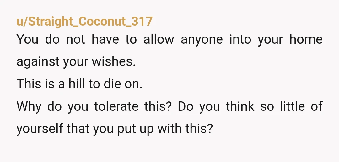 u/u2125mike2124 NTA Why do you stay with someone like that?. Your husband is supposed to be your greatest Advocate his extended family not withstanding. If he won’t offend, you then...