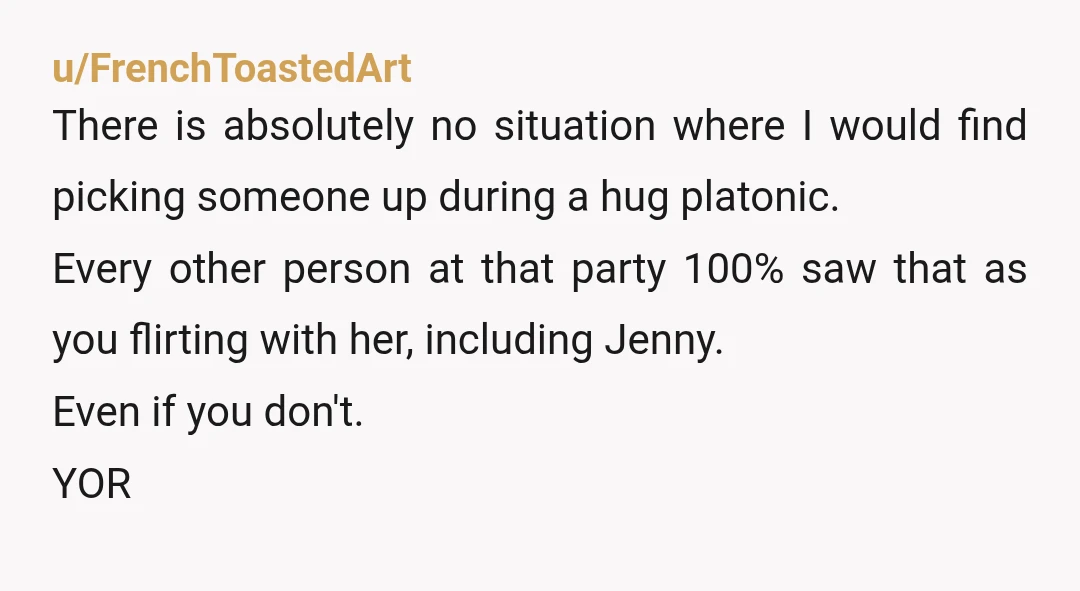 u/LadyMarzanna As a woman who is 5'1 i would feel MORE awkward & uncomfortable that you picked me up. I don't know you like that, put me tf down!!! Just...