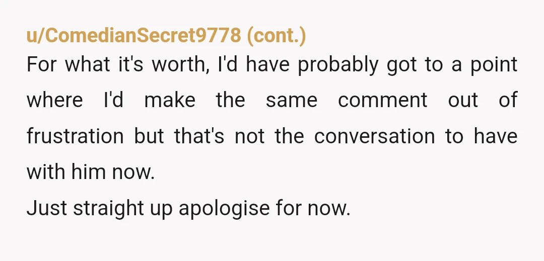 u/Constant_Click_3193
Imagine being married to someone who gets a kick out of humiliating you and only "wonders" if they did something wrong when you're upset.
YTA