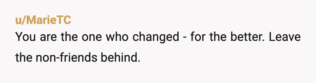 u/LibraryGeek Not an AH. You did make a change. You stopped waiting around to be a back up whenever they don't have anything to do When someone is making you...