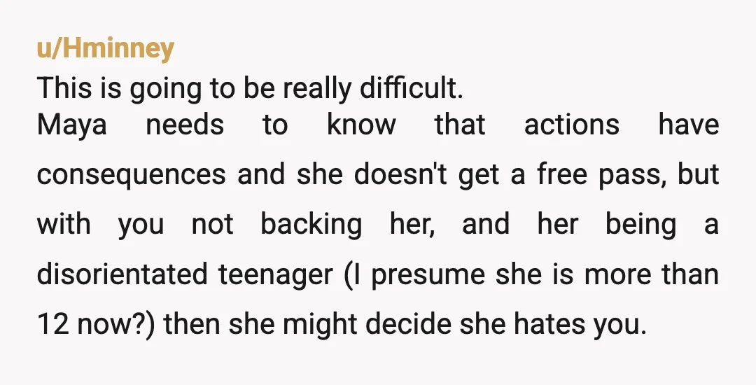 u/kkrolla Kids hear others say things like, that's not your mom. You don't have to listen to her... It empowers them to behave outrageously. They feel self righteous justification because...