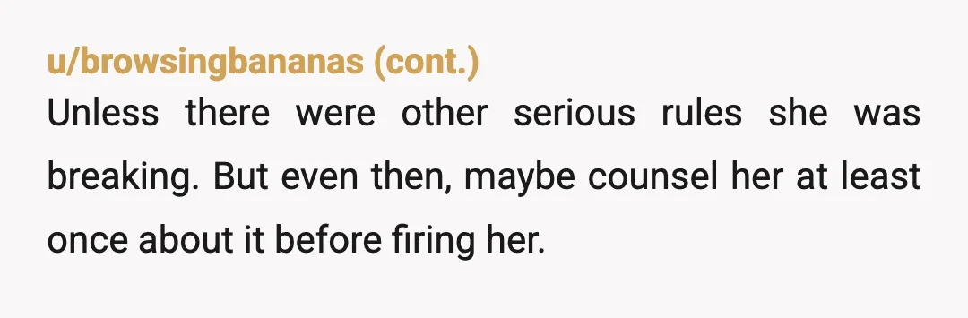 u/nasturshum INFO: Are you paying her enough money for her to live on? Like a proper decent wage with enough for her to save some money each month? Or is...