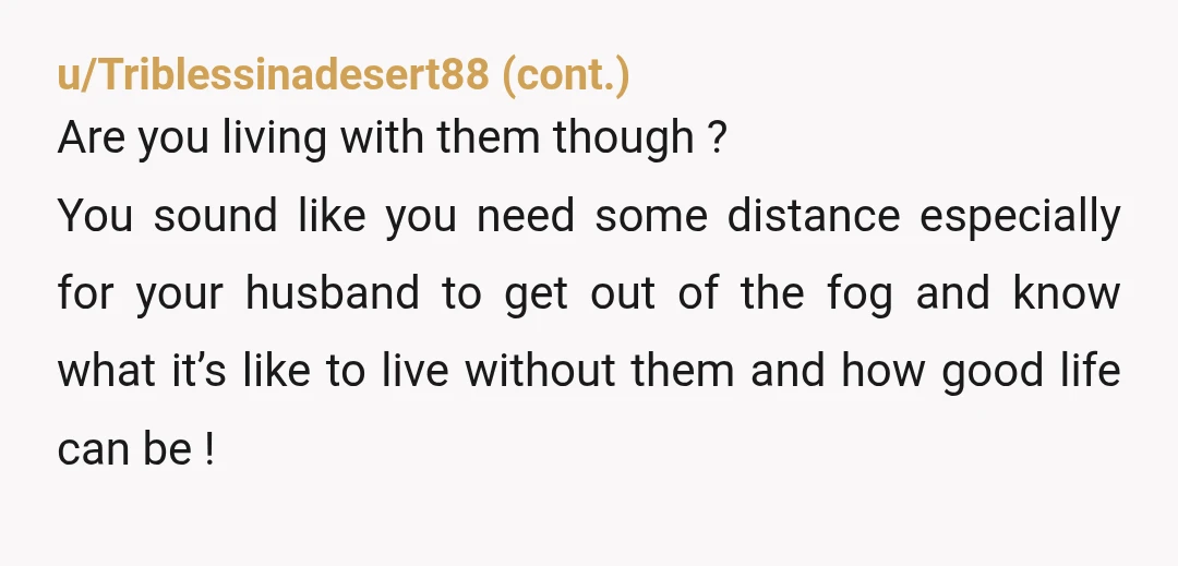 u/Expert_Ad_3652 I feel like this is the perfect opportunity to stop keeping the peace. Father-in-Law isn’t speaking to you? Awesome, that means you won’t have to hear what he thinks...