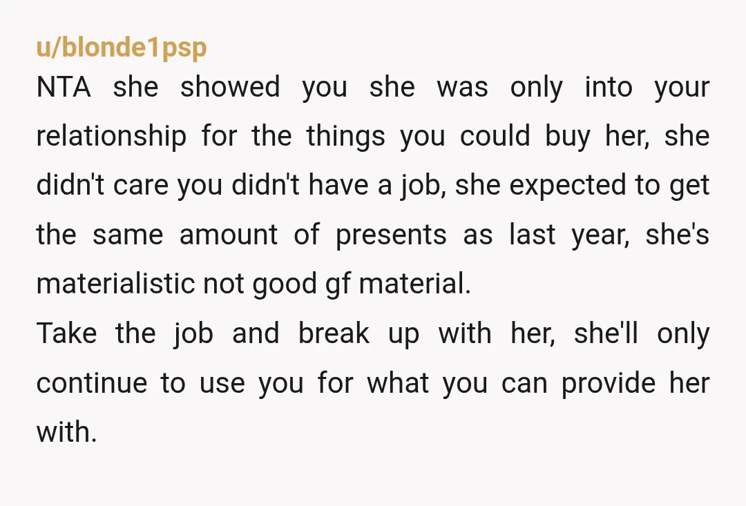 u/Catblue3291
Leave her behind. Her behavior is childish and entitled.  NTA.