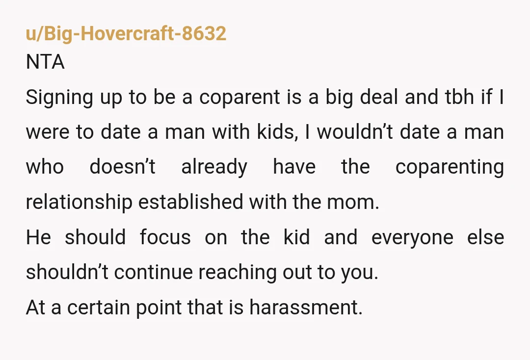 u/Final_Technology104 NTA. The fact that Everyone got in the act of trying to convince you to stay is because they saw you as free childcare. And it would get that...