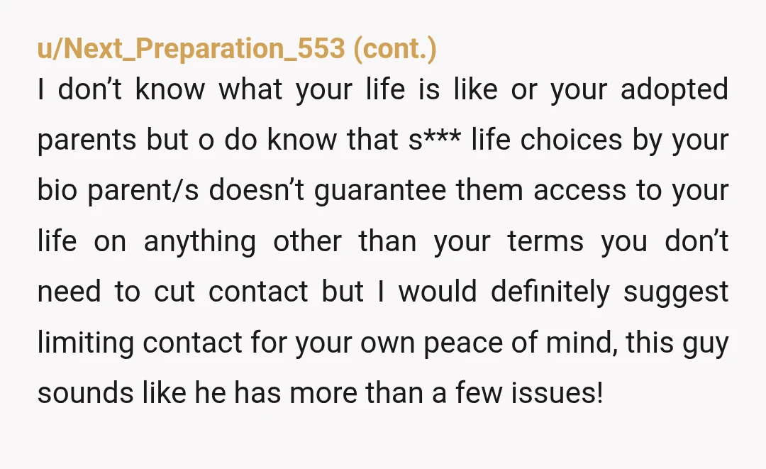 u/Perfect_Age777 NTA – Reading your post, it seems your father never mentally matured. He acts like he’s 20. He flits from flower to flower like a bee, thinking there are...