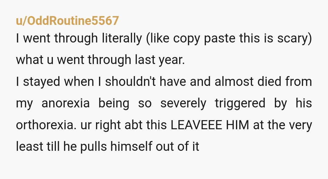 u/FreeWheelinSass You don't need to breakup but you need to literally leave him. You can virtually be there for him but you cannot be around that. Do you have family...