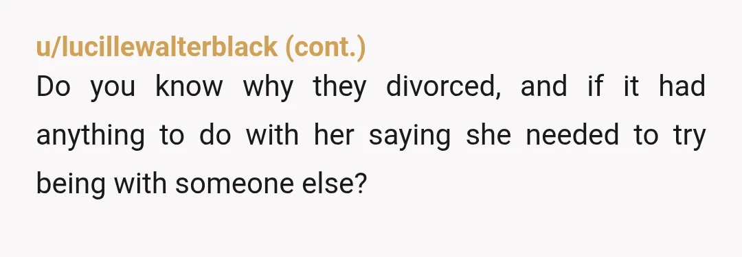 u/MrLizardBusiness
I like how she expects you to attune to HER wants and needs, when she won't consider yours. And she's supposed to be the parent.
You chose right.