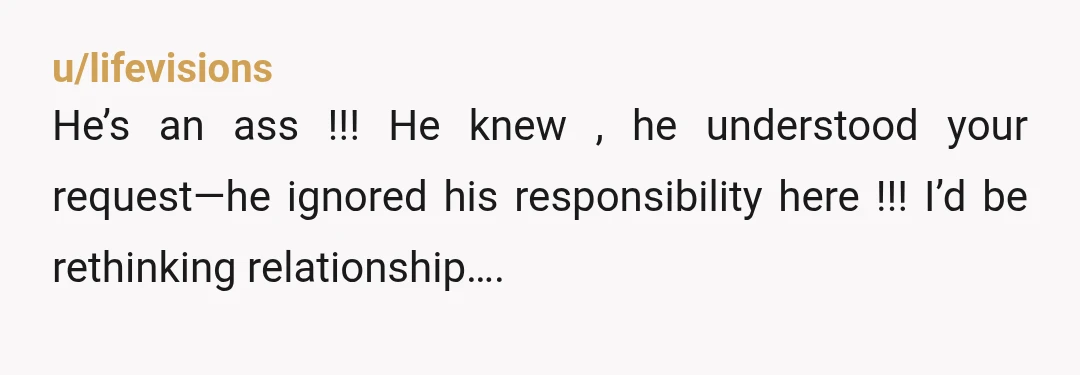 u/Signal_This
NTA You probably shouldn't have left the baby alone, but your "partner" seems completely useless. 