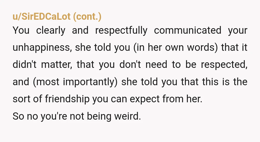 u/NeolithicOrkney it's almost as if she set you up. at the end of your post you do say she "invited" you, so it was not just you dropping in. Makes...