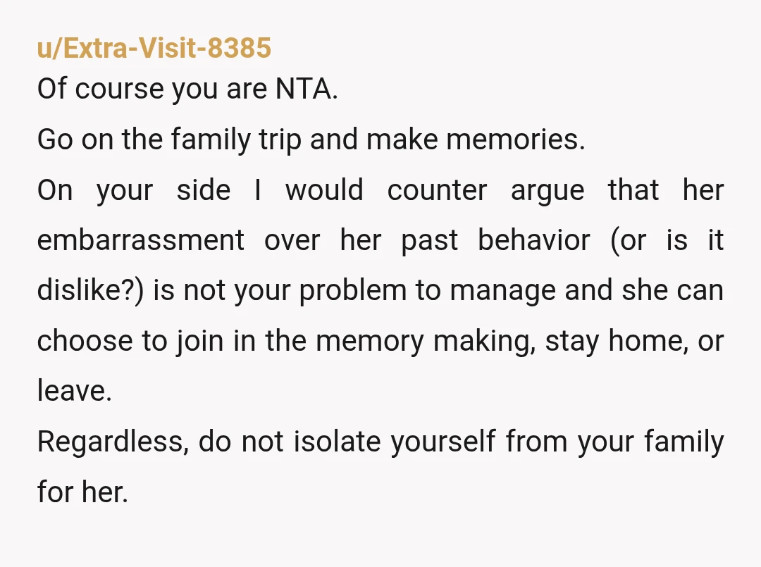 u/Own_Opportunity_4487
She is a drama queen.
If she leaves because of this so be it, she’s eventually going to leave anyway.