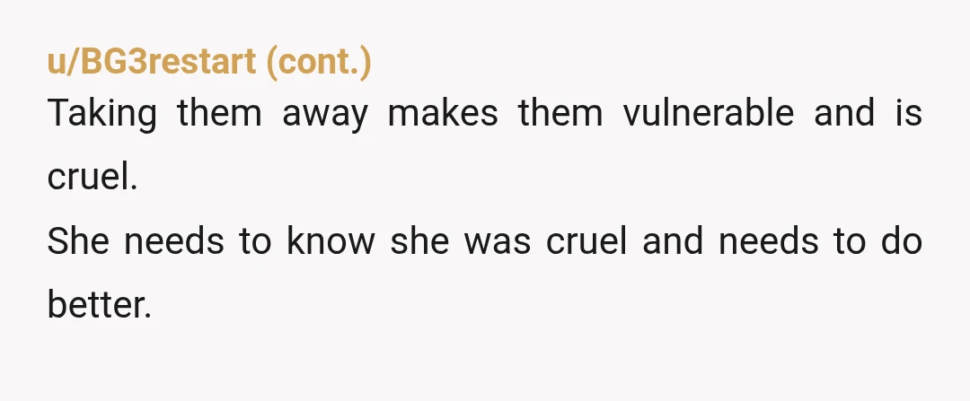 u/ActualHeart1419
NTA- She was a bully and you called her out on it